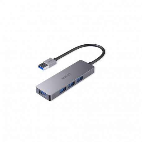AUKEY CB-H36 interface hub USB 2.0 5000 Mbit/s Silver