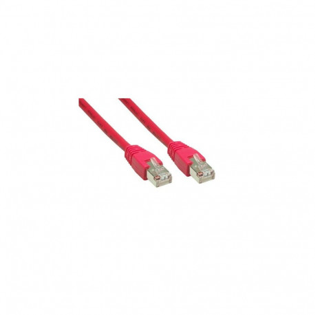 Alcasa Cat. 6 S/FTP, 0.25m networking cable Red Cat6 S/FTP (S-STP)