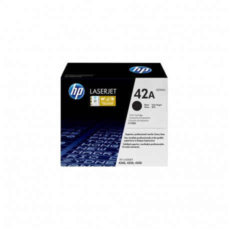 HP 42A Black Original LaserJet Toner Cartridge