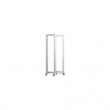 Open rack stand 19 inches 42U 600x1000 grey