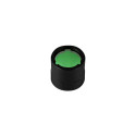 Nitecore NFG20 green filter – fits 19.7 mm flashlight heads, soft TPU plastic, mineral-coated glass 