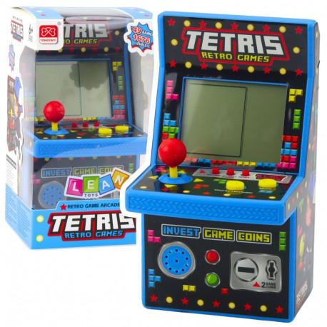 mini automaat tetris retro 49 mängu 1676 taset sinine