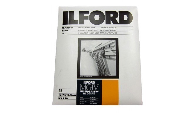 Ilford papīrs 12,7x17,8cm MGIV 25M satīna 25 lapas (1771899)