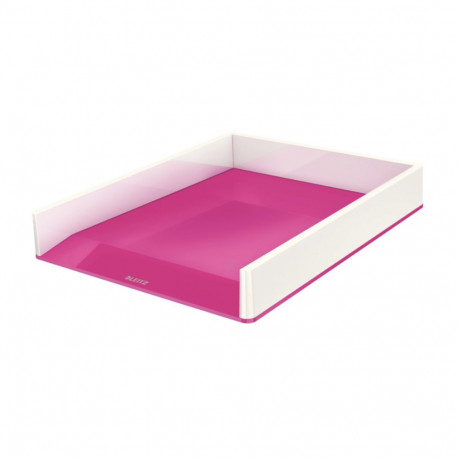 Letter Tray WOW Dual colour Pink Metalic