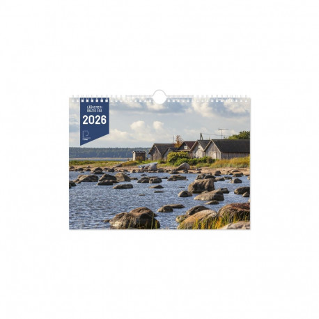 Seinakalender - Läänemeri  ART-L (330x230mm) kahe spiraaliga 2026a.
