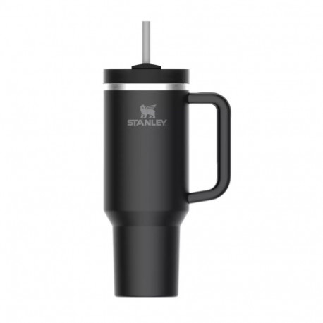 Stanley Quencher H2.O FlowState Tumbler Thermo mug with straw 1.18L Black