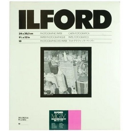 Ilford papīrs 24x30,5cm MGIV 1M glancēts 10 lapas (1770504)