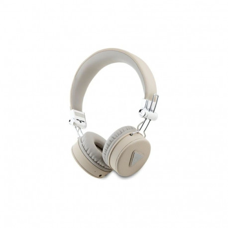 Guess Guess Bluetooth on-ear headphones ENC GUBH70PGTSPSE beige/beige Grained Classic Round Shape