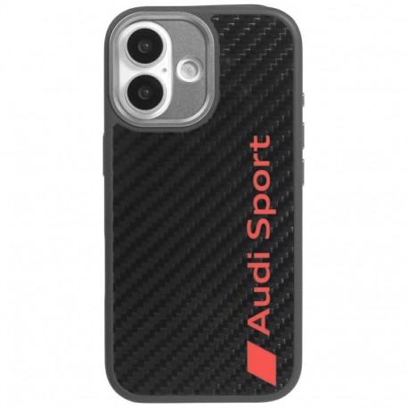 Audi Audi R8 Carbon Fiber MagSafe Case for iPhone 17 - Black
