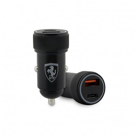 Ferrari Ferrari PD-QC 3.0 20W Fast Charge Car Charger - Black