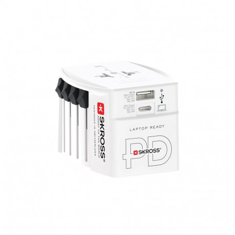 Skross Travel Adapter World USB Charger AC30PD