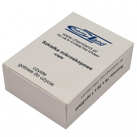 50 mikroskoopilist slaidi 76 x 25 x 1 mm