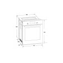 Integreeritud ahi Schlosser OE555DTX, 45 cm lai