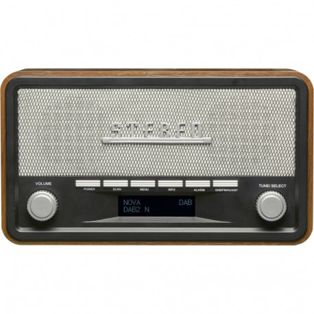 Retro DAB+/FM radio Denver DAB-18 dark wood