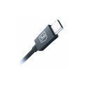 3MK Thunderbolt - Thunderbolt USB Cable 1 m Black (Accessories - 3mk Hyper ThunderBolt Cable 240W)