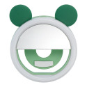 LED light ring for selfie on mobile phone RK12 green
