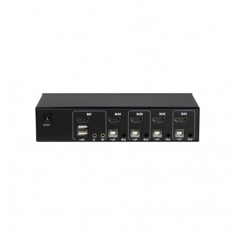 Inter-Tech KVM Switch AS-41HA HDMI, KVM switch