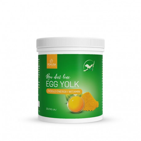 POKUSA Egg Yolk RawDietLine - supplements for dogs and cats - 150g