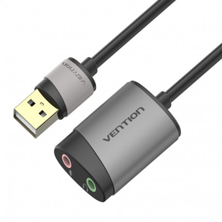 Vention USB väline helikaart 0.15M hall metallist tüüp
