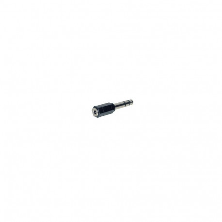 Alcasa AD-3563 cable gender changer 6.3mm 3.5mm Black