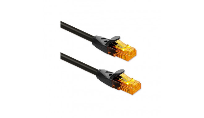 Category 6 UTP Patch Cord, RJ45, 25m, Black