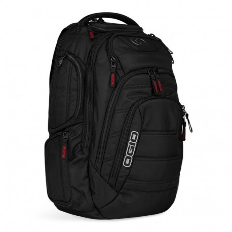 The OGIO Renegade RSS Black is a premium, heavy-duty laptop backpack designed for m