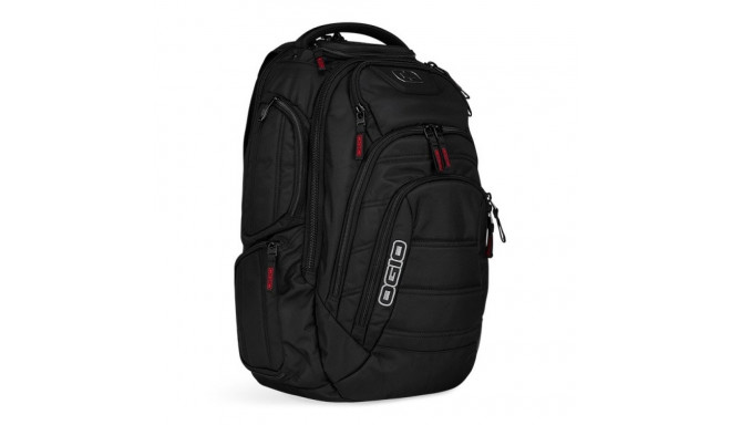 The OGIO Renegade RSS Black is a premium, heavy-duty laptop backpack designed for m