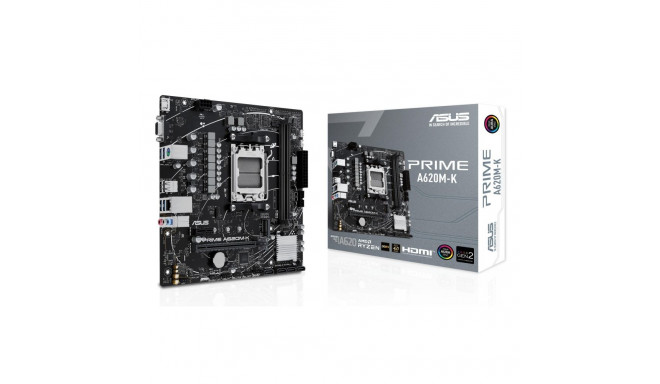 Mainboard|ASUS|AMD A620|Micro-ATX|Memory DDR5|Memory slots 2|1xPCI-Express 3.0 1x|1xPCI-Express 4.0 