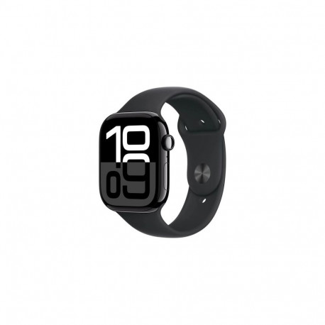 Apple Watch Series 10 GPS + Cellular 42mm Jet Black Alu Case, Black Sport Band S/M EU MWX63