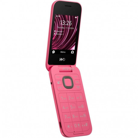 HMD (Nokia) mobiiltelefon 2660 Flip TA-1711 DS, vaarikapunane