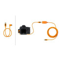 USB Cable - Tether Tools Pro USB 3.0 Micro-B Right Angle 50cm Orange