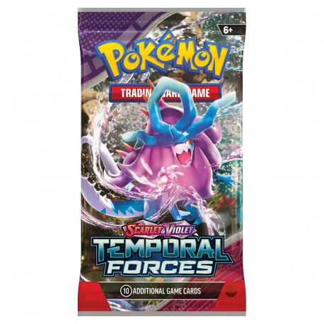 Trading Card - Pokémon Scarlet & Violet Temporal Forces Booster Pack 10 Cards