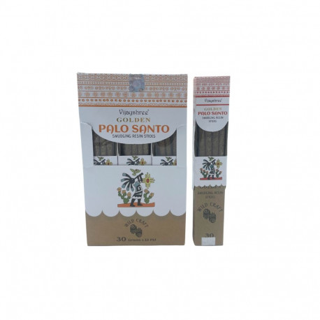 Incense Stick - Golden Palo Santo 6 Sticks 4x21.5x1.8 cm Made in Nepal