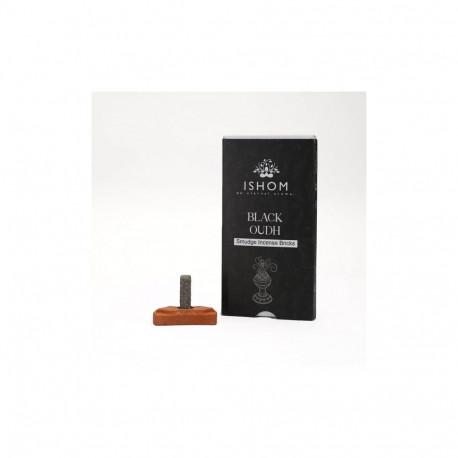 Incense Set - Natural Incense and Holder 15 Tiles Clay 7.5x14.5 cm