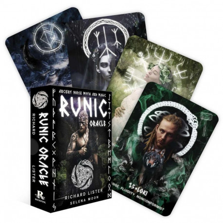 Oracle Cards - Rockpool Runic Oracle 44 Cards Instruction Booklet 13.8x10.2x3.8 cm