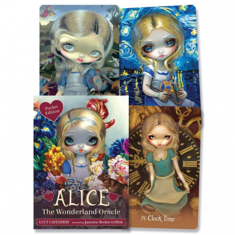 Oracle Card - Blue Angel Alice: The Wonderland Pocket Oracle 45 Cards Guidebook