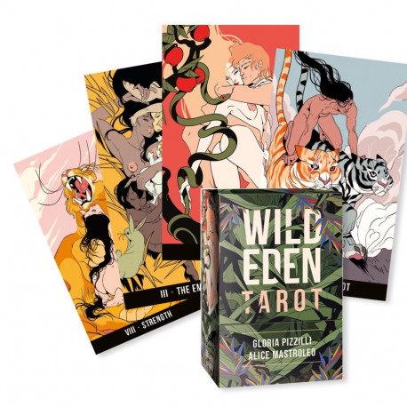 - Tarot Card - Lo Scarabeo Wild Eden Taro 78 Cards 12.5 x 8 x 5.5 cm