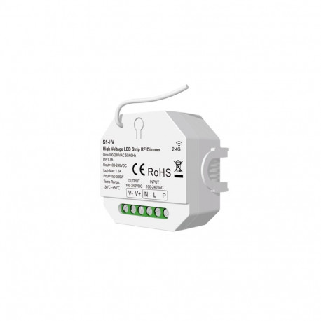 Lighting Controller - S1-HV Dimmer 1Ch 230V 150-360W Push-Dimm
