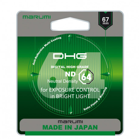 Camera Filter - Marumi DHG ND64 67mm Neutral Density