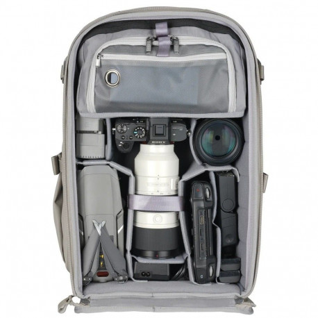 Camera Backpack - Vanguard VEO METRO B30L 30L, padded laptop sleeve, cream