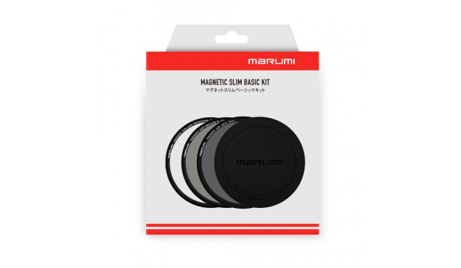 Camera Filter - Marumi Magnetic Slim Basic Kit 67mm ND16 Polarizing Protective