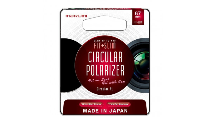 Filter - Marumi FIT+SLIM Polarizing 67mm Multi-Coated Eco-Friendly