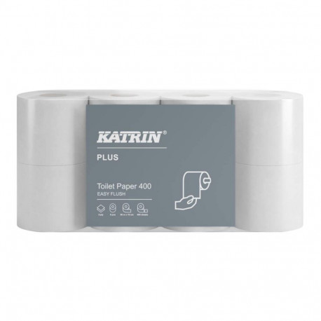 Toilet paper 2-ply KATRIN Plus Toilet 400 EF 8rl (96039)