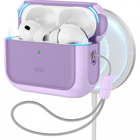 ESR ESR Orbit Halolock MagSafe case for AirPods Pro - purple