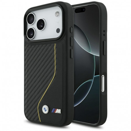 BMW BMW M Carbon Line & Logo MagSafe Case for iPhone 17 Pro - Yellow