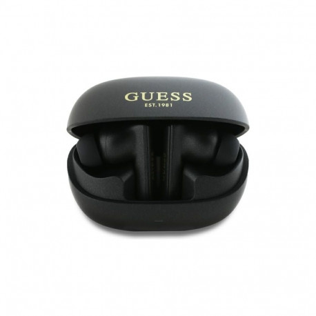Guess Guess Bluetooth headphones GUTWST88MCTGK TWS + docking station black/black Capsule Printed Log