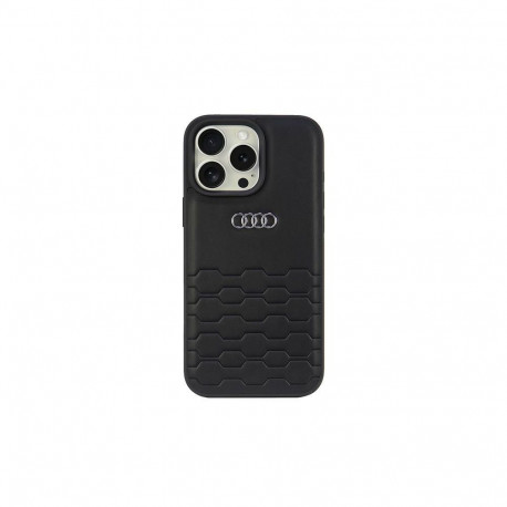 Audi Audi Synthetic Leather iPhone 16 Pro Max 6.9" black/black hardcase AU-TPUPCIP16PM-GT/D2-BK
