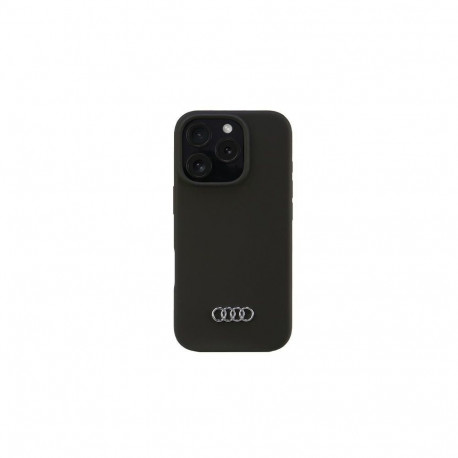 Audi Audi Silicone Case iPhone 16 Pro 6.3" black/black hardcase AU-LSRIP16P-Q3/D1-BK