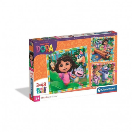 TOY PUZZLE 3X48 DORA THE EXPLORER 25078