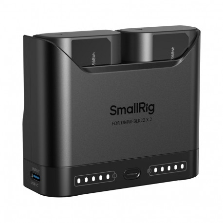 SmallRig kiirlaadimiskomplekt 5487 DMW-BLK22 kaamera akudele